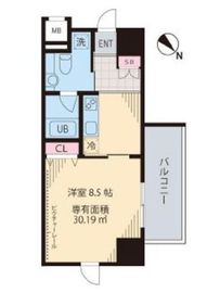 マノワール駒沢 405 間取り図