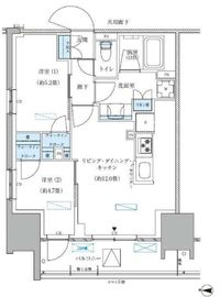 パークアクシス西大島コンフォートスクエア 1414 間取り図