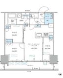 パークアクシス西大島コンフォートスクエア 1416 間取り図