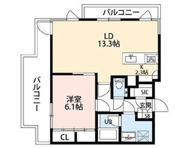 ロイヤルシーズン六本木檜町公園 3階 間取り図