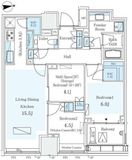 パークコートザ・三番町ハウス 9階 間取り図