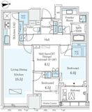 パークコートザ・三番町ハウス 3階 間取り図