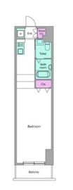 レジディア上野御徒町 307 間取り図
