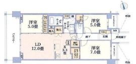 インペリアルガーデン 2階 間取り図