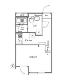 アレーロ代々木 102 間取り図