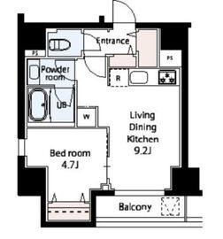 Dear WAN Court 王子飛鳥山 403 間取り図