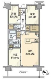 プラウド青葉台 3階 間取り図