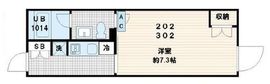 Fullea代々木 (フレア代々木) 202 間取り図