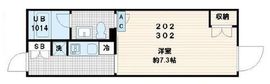 Fullea代々木 (フレア代々木) 302 間取り図