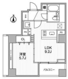 Lighthouse西新宿 801 間取り図