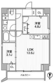 Lighthouse西新宿 602 間取り図