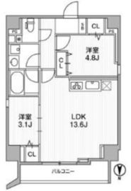 Lighthouse西新宿 702 間取り図