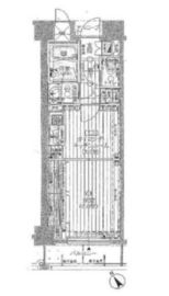 アール・ケープラザ新横浜Ⅲ 9階 間取り図