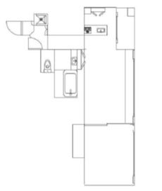 ヴィア・シテラ新宿 2階 間取り図
