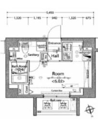 ブライズ恵比寿 7階 間取り図