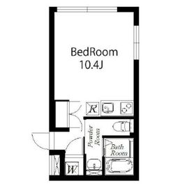 アレーロ代々木 203 間取り図