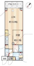 ZOOM下丸子 4階 間取り図
