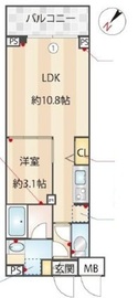 ZOOM下丸子 3階 間取り図