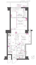 ZOOM下丸子 2階 間取り図