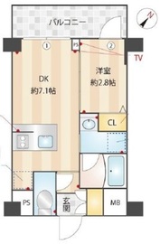 ZOOM下丸子 2階 間取り図