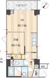 ZOOM下丸子 2階 間取り図