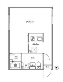 アレーロ代々木 304 間取り図