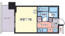 ブリリアタワー浜離宮 15階 間取り図