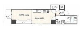 ドエル中野 702 間取り図