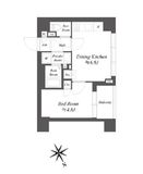 ブランシエスタ品川大井町パークエッジ 402 間取り図