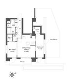 ブランシエスタ品川大井町パークエッジ 701 間取り図