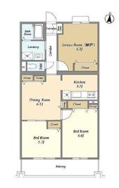 オーキッドレジデンス港北綱島ウエスト 506 間取り図