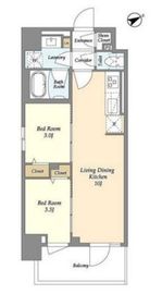 グランカーサ町屋Ⅱ 404 間取り図
