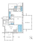 パークアクシス滝野川ラブリーズ 1607 間取り図