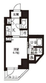 ハーモニーレジデンス新横浜 5階 間取り図