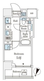 パークアクシス横浜阪東橋 317 間取り図