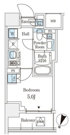 パークアクシス横浜阪東橋 517 間取り図