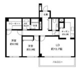 ブルグ池田山 203 間取り図