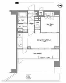 コンフォリア成増 701 間取り図