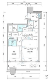 パークタワー勝どきミッド/サウス 7階 間取り図