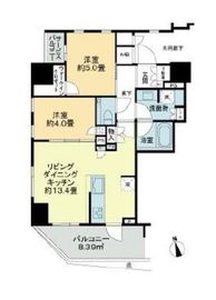 ブリリア東上野 13階 間取り図