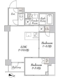 LUMIEC CHITOSE FUNABASHI (ルミーク千歳船橋) 205 間取り図