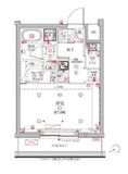 クレイシア三鷹 1階 間取り図