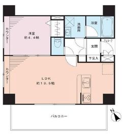 ヴィーナスヴァーゴ横濱 10階 間取り図