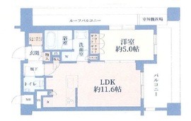 ジオ新宿百人町 5階 間取り図