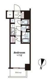 メイクスデザイン両国NORTH 2階 間取り図