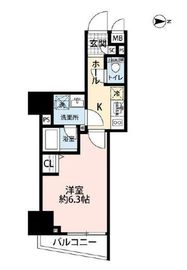 コンシェリア池袋マスターズヴィラ 4階 間取り図