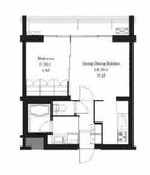 フレンシア高円寺 209 間取り図