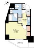 スカイコートグランデ清澄白河 6階 間取り図