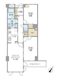 ウヴラージュ広尾 502 間取り図