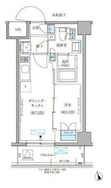 パークアクシス文京本郷 417 間取り図